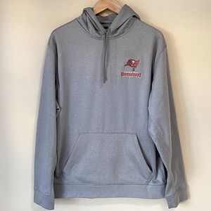 Tampa Bay Buccaneers Dunbrooke Pullover Gray Hoodie Size XL